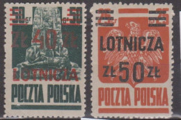 Pologne N° PA16 Et PA17 Avec Charnières - Unused Stamps