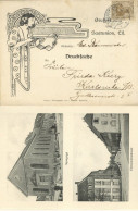 Synagoge Saarunion Elsass Gruß-Album Mit 13 Ansichten Darunter Die Synagoge I-II Synagogue - Jodendom