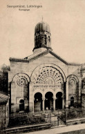 Synagoge Saargemünd / Lothringen I-II Synagogue - Jewish