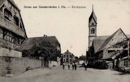 Synagoge Gundershofen / Elsass I-II Synagogue - Jodendom