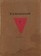 Judaika KZ Buchenwald Vorläufige Identitätskarte Für Buchenwälder Zivilinternierter Aus Polen 1942-1945 II (fleckig, Buc - Judaika