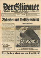 Judaika Der Stürmer Nummer 18, Mai 1938 II (fleckig, Seiten Eingerissen) Judaisme - Judaika