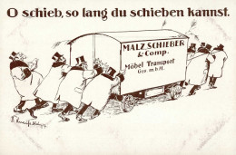 Judaika O Schieb, So Lang Du Schieben Kannst! Malz Schieber & Co. Möbel Transport I-II Judaisme - Giudaismo
