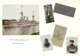 Diverse Dokumente Und Fotos Des Marinesoldaten Fritz Döring Aus Der Garnison Wilhelmshaven Von 1902 II - Oorlog