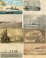 Schiff Kreuzer WK I Lot Mit 35 Ansichtskarten I-II Bateaux Bateaux - Guerra