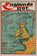 U-Boot Landkarte Englands Not 1918 I-II - Onderzeeboten