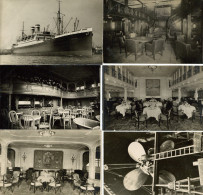 Dampfer Hamburg Lot Mit 6 Ansichtskarten I-II - Steamers