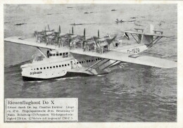 Dornier Riesenflugboot Do X D-1929 I-II - Andere & Zonder Classificatie