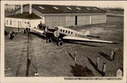 Flugzeug Dresden Kaditz Junkers Verkehrs-Grossflugzeug S-AAAM I- Aviation - Autres & Non Classés