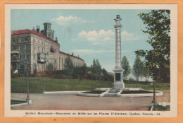 Plains Of Abraham Quebec Canada Old Postcard - Québec - La Cité