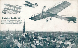 Deutscher Rundflug 1911 Offizielle Festpostkarte I-II - Sonstige & Ohne Zuordnung