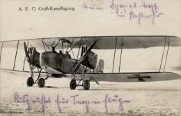 Sanke Flugzeug A.E.G. Groß-Kampfflugzeug II (Reisnagelloch) Aviation - Aviatori