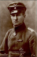 Sanke Piloten Loerzer Oberleutnant Kampfflieger Foto AK I- - Airmen, Fliers