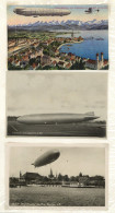 Zeppelin Kleines Lot Mit Insgesamt 17 Ansichtskarten Und Belegen Zum Thema Zeppelin Und Ballonpost Von Alt Bis Neu Dirig - Aeronaves
