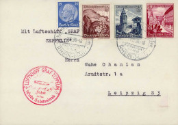 Zeppelinpost L.Z.130 Fahrt In Das Befreite Sudetenland Mit WHW-Frankatur Aufgabe 1.12.38, Rs. Ak-Stempel I Dirigeable - Dirigibili