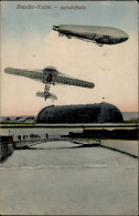 Zeppelin Dresden-Kaditz Luftschiffhalle I-II (Klebespuren RS) Dirigeable - Aeronaves