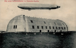 Zeppelin Dresden-Kaditz Die Neue Luftschiffhalle 1914 I-II Dirigeable - Dirigeables