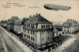 Zeppelin Dresden-Uebigau Luftschifferkaserne Regimentstempel Kö. Sächs. Luftschiffer-Ersatzabteilung 6 I-II Dirigeable - Dirigeables