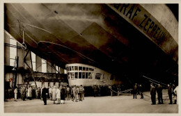 Zeppelin LZ 127 Graf Zeppelin In Der Halle I-II (kleiner Einriss) Dirigeable - Airships