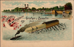 Zeppelin Manzell Luftschiff Des Grafen Zeppelin Verlag Zieher, Ottmar I-II Dirigeable - Dirigibili