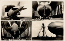 LUFTSCHIFF HINDENBURG - Im FLUG- Und LUFTSCHIFFHAFEN RHEIN-MAIN FRANKFURT/Main Beschriben 1937 I - Aeronaves