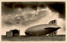 LUFTSCHIFF HINDENBURG - RHEIN MAIN LZ 129 Landung Im Abendlicht Beschrieben 1937 I - Dirigeables