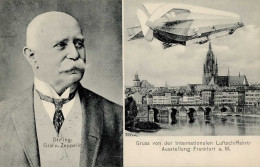 FRANKFURT/Main ILA 1909 - Gruss Von Der ILA 1909 I Montagnes - Luchtschepen