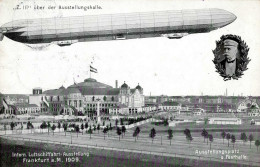 ILA Frankfurt 1909 Zeppelin III über Ausstellungshalle I-II Dirigeable - Luchtschepen