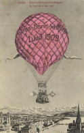 Gordon-Bennett-Rennen Zürich 1909 Ballon-AK I-II (etwas Fleckig) - Sonstige & Ohne Zuordnung