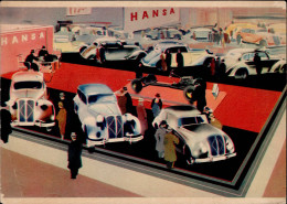 Automobilausstellung Berlin Hansa Personenwagen Stand 1937 II (Stauchung, Abschürfung RS) - Andere & Zonder Classificatie
