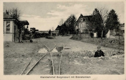 Eisenbahn Guignicourt Kleinbahnhof Mit Granatenloch I-II Chemin De Fer - Eisenbahnen