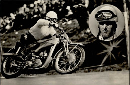 Motorrad Kluge, Ewald Deutscher Motorradmeister 1936/37 Foto AK I-II - Motos