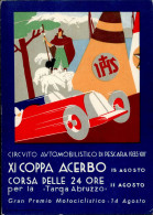 Verkehr Auto Circuito Automobilistico Di Pescara XI Coppa Acerbo Corsa Delle 24 ORE Per La Targa Abruzzo Gran Premio Mot - Autres & Non Classés