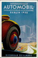 Verkehr Internationale Automobil Und Motorrad Ausstellung 18. Februar - 6. März 1938 I-II (Ecken Abgestossen) Expo - Altri & Non Classificati