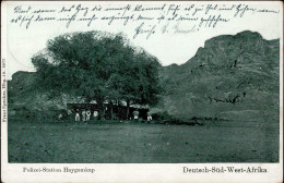 Kolonien Deutsch-Südwestafrika Haygamkap Polizei Station Soldatenbriefstempel Stempel Lüderitzbucht 15.11.1906 I-II Colo - Histoire