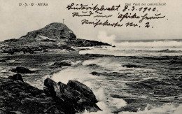 Kolonien Deutsch-Südwestafrika Lüderitz Djaz Point Stempel Lüderitzbucht 08-03-1910 I-II Colonies - Histoire