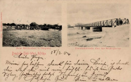 Kolonien Deutsch-Südwestafrika Okapuka Brückenbau Stempel 1904 I-II Colonies - History