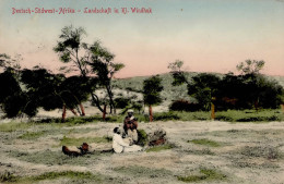 Kolonien Deutsch-Südwestafrika Windhuk Landschaft Stempel Windhuk 22.06.1913 I-II Colonies - History
