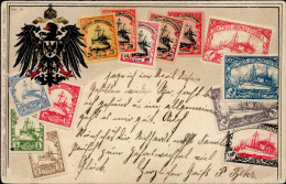 Kolonien Deutsch-Südwestafrika Briefmarken-AK Feldpost 1906 I-II Colonies - Storia