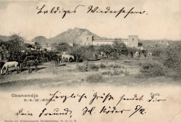 Kolonien Deutsch-Südwestafrika Okahandja Feldpost 1906 I-II (Eckknick) Colonies - Storia