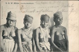 Kolonien Deutsch-Südwestafrika Ovambo-Frauen Feldpost 1906 I-II (Ecken Bestossen) Colonies Femmes - Geschichte