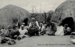 Kolonien Kamerun Duala Scene Aus Dem Haussa Dorf In Beseke I-II Colonies - Geschichte