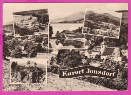 292723 / Germany DDR Kurort Jonsdorf Panorama 5 Views PC USED 1960 -10+10 Pf. Arbeiter Tauschen Erfahrungen Aus - Jonsdorf