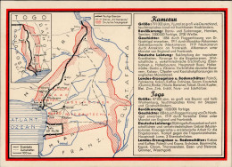 Kolonien Kamerun Landkarte  I-II Colonies - Historia