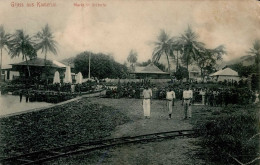 Kolonien Kamerun Victoria Marktscene II- (Marke Entfernt, Kl. Riss Colonies - History