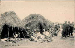 Kolonien Kameruns Markt Im Haussadorf I-II (Marke Entfernt) Colonies - Histoire