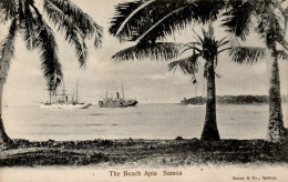 Kolonien Samoa Apia The Beach I-II (kl. Eckbug) Colonies - Geschichte