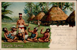 Kolonien Samoa Ausstellung Samoa Unsere Neuen Landsleute Litho I- Expo Colonies - Geschiedenis