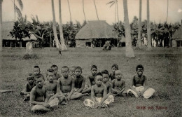 Kolonien Samoa Junge Knaben Im Dorf I-II Colonies - History