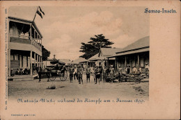 Kolonien Samoa Mataafa Wache Während Der Kämpfe Am 1. Januar 1899 I- Colonies - Historia